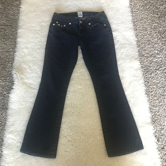 True Religion Boot Cut w/ Sequins Accents Jeans 26 - Picture 5 of 12